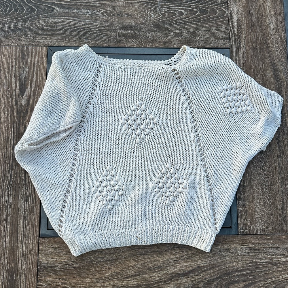 Crocheted Sweater Top - Picture 3 of 3